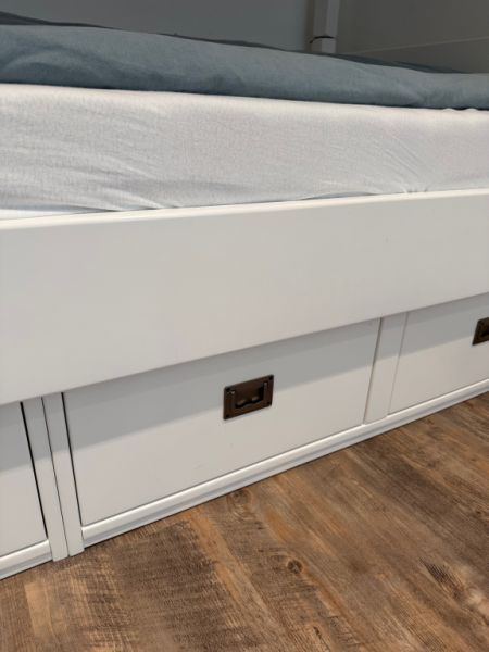 Etagenbett 211 x 167 cm in Weiß