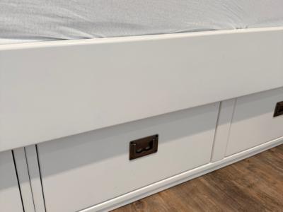 Etagenbett 211 x 167 cm in Weiß