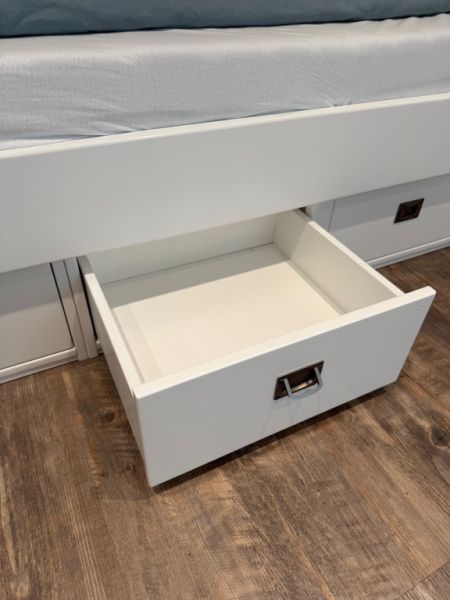 Etagenbett 211 x 167 cm in Weiß