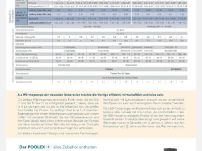 Exclusive pool heaters up to 155 qbm water.