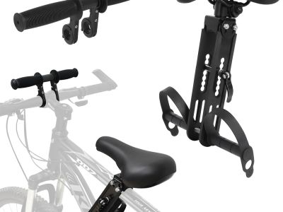 Fahrrad-Kindersitz mit Lenker-Haltegriff zur Montage auf der Fahrradstange