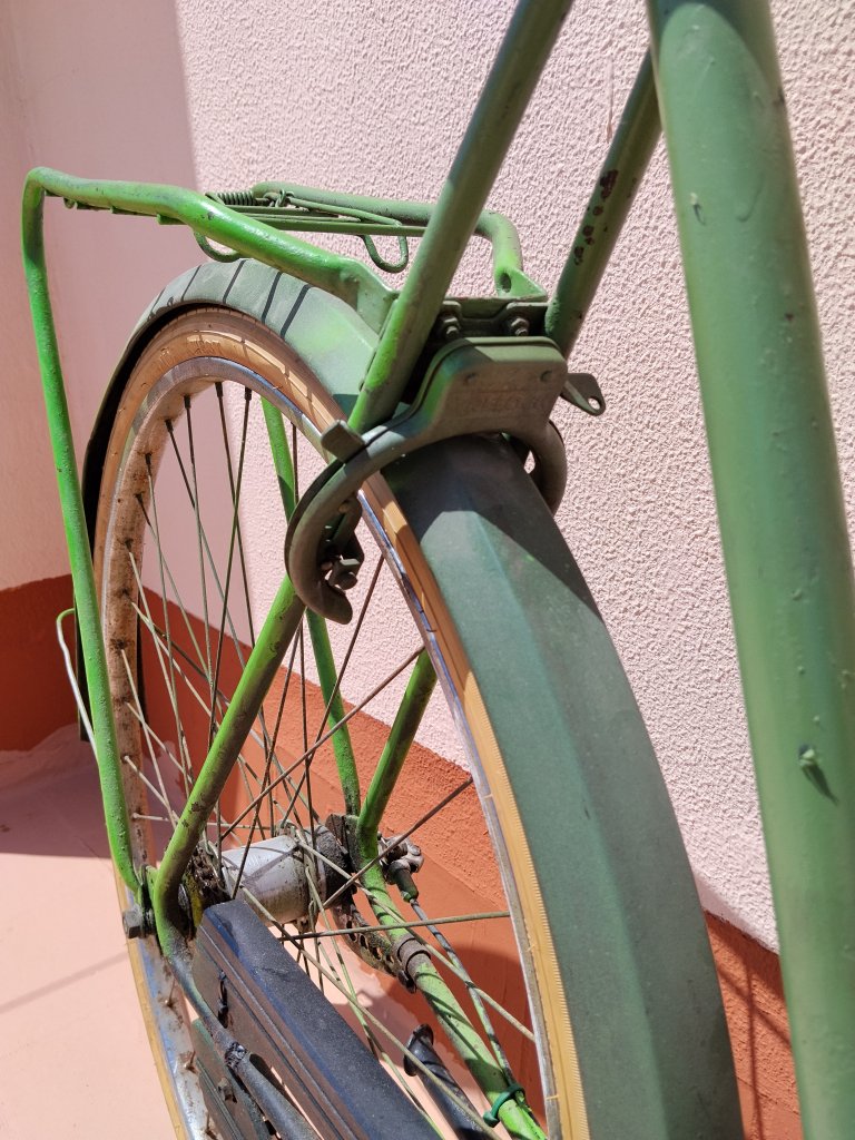 Fahrrad mit Rücktrittbremse