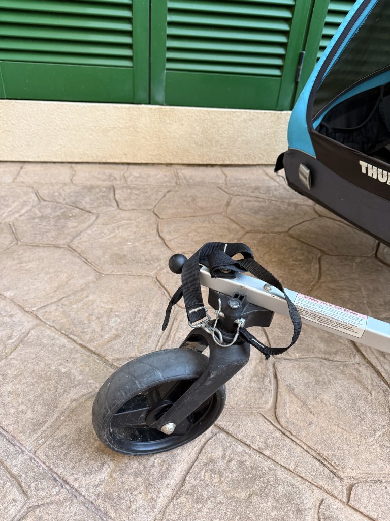 Fahrradanhänger Thule coaster XT auch für Tiere