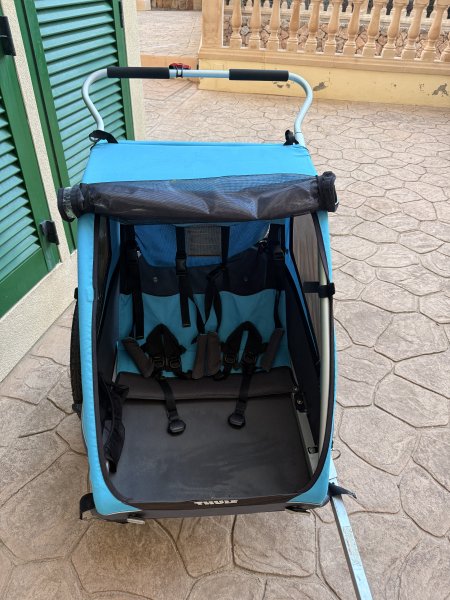 Fahrradanhänger Thule coaster XT auch für Tiere