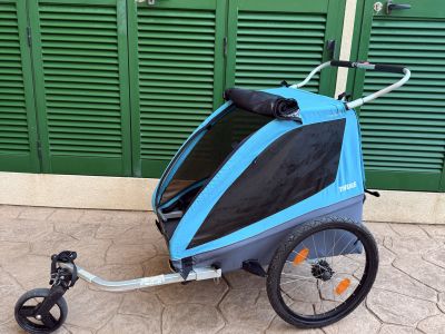 Fahrradanhänger Thule coaster XT auch für Tiere