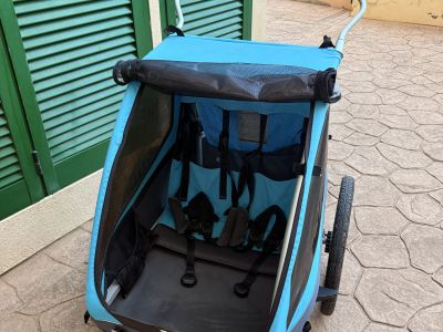 Fahrradanhänger Thule coaster XT auch für Tiere
