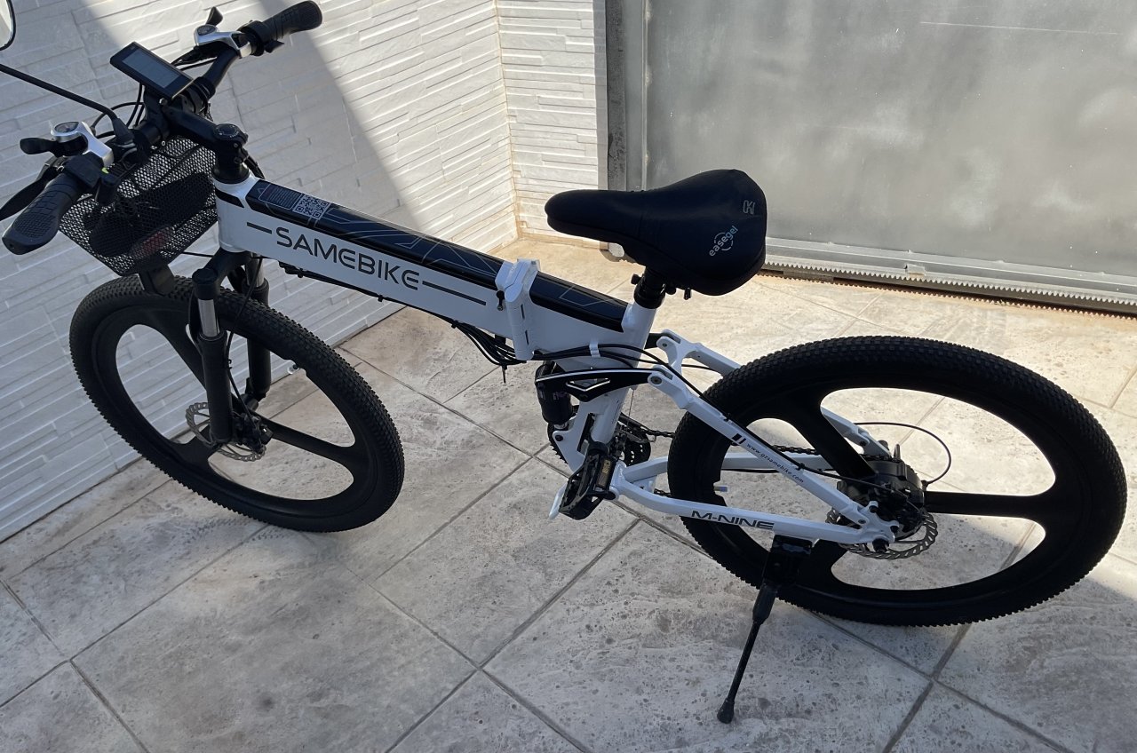 Bicicleta eléctrica de montaña plegable 26 pulgadas, gran autonomía, 2 disponibles, como NUEVA