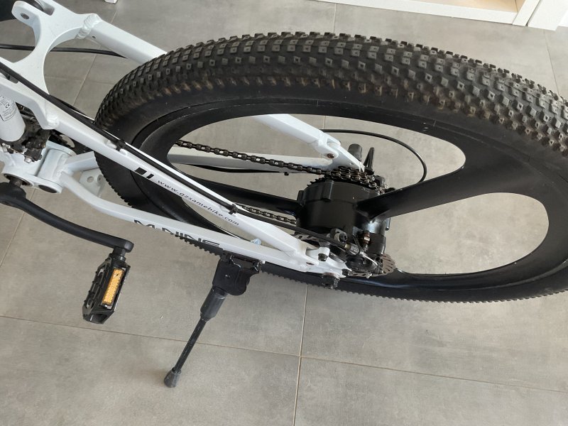 Bicicleta eléctrica de montaña plegable 26 pulgadas, gran autonomía, 2 disponibles, como NUEVA