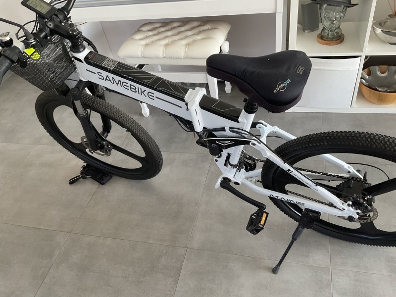 Bicicleta eléctrica de montaña plegable 26 pulgadas, gran autonomía, 2 disponibles, como NUEVA