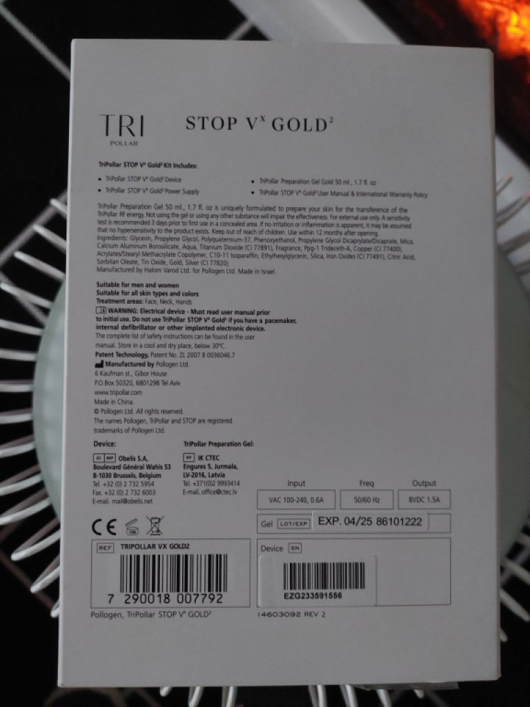 Faltenreduzierung / Radio Frequenz Gerät Tri Pollar Gold