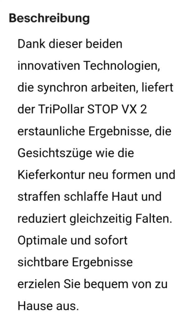 Faltenreduzierung / Radio Frequenz Gerät Tri Pollar Gold
