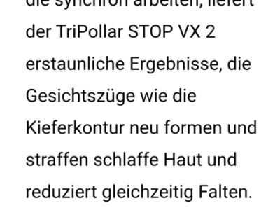 Faltenreduzierung / Radio Frequenz Gerät Tri Pollar Gold