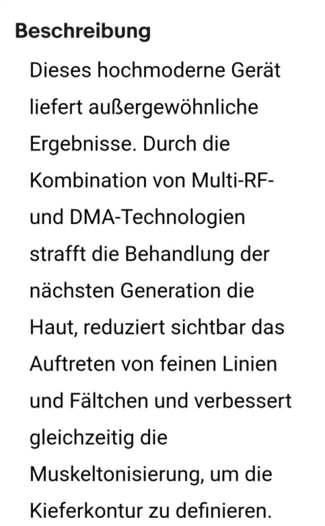 Faltenreduzierung / Radio Frequenz Gerät Tri Pollar Gold