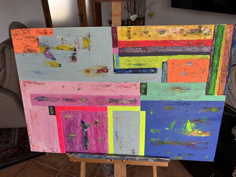 Farbenfrohes Arylbild