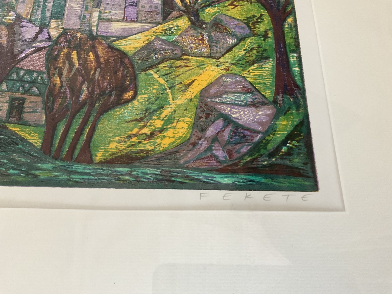 Fekete print, hand-signed 26/100 | limited edition art | framed