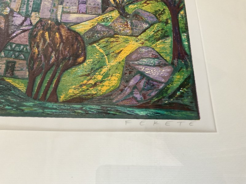Fekete print, hand-signed 26/100 | limited edition art | framed