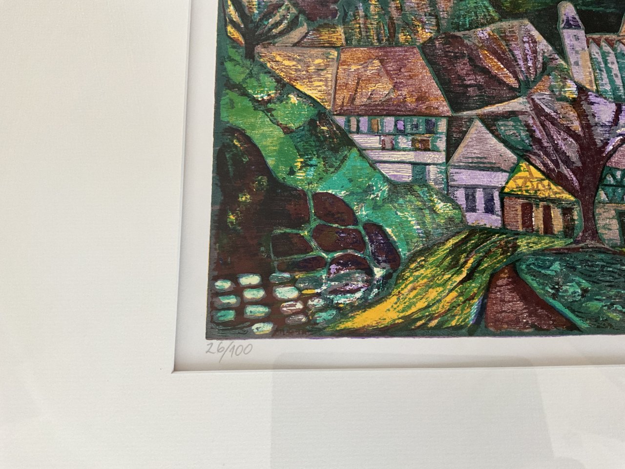 Fekete print, hand-signed 26/100 | limited edition art | framed