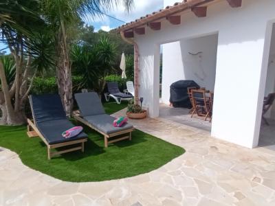 Holidays 2027: 2 storey chalet with pool, terraces, AC in a quiet location of Cala LLombards -- CH 1