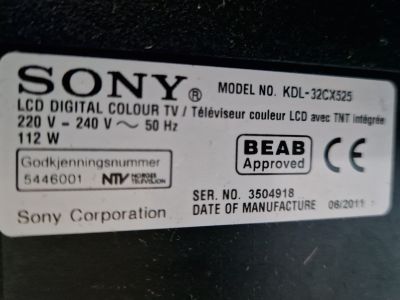 Fernseher 32" SONY KDL-32CX525