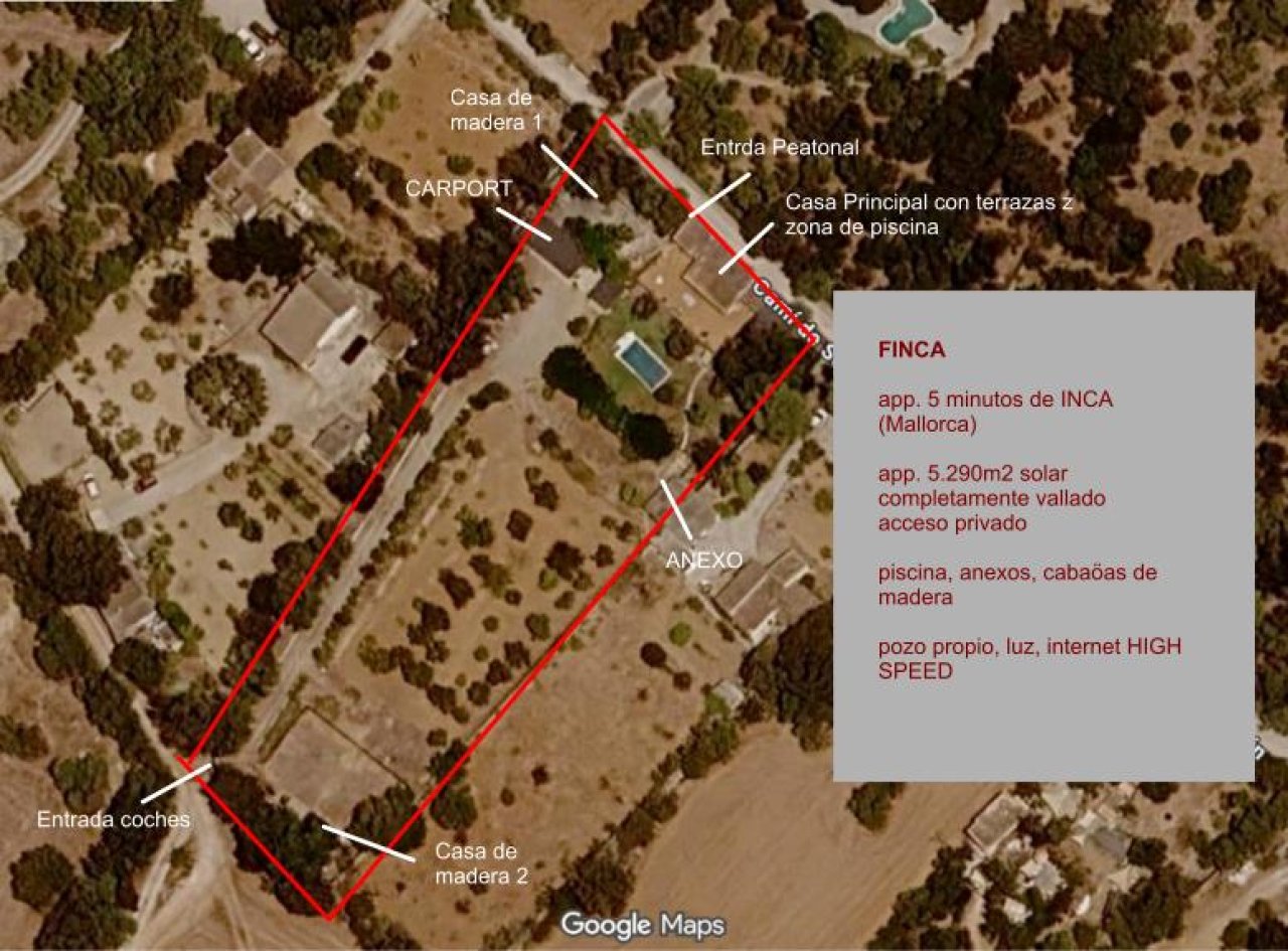 Finca mit renoviertem Steinhaus nahe INCA zu verkaufen
