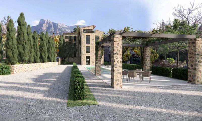 Finca rústica en el Valle de Sóller  Proyecto y licencia de obra en vigor