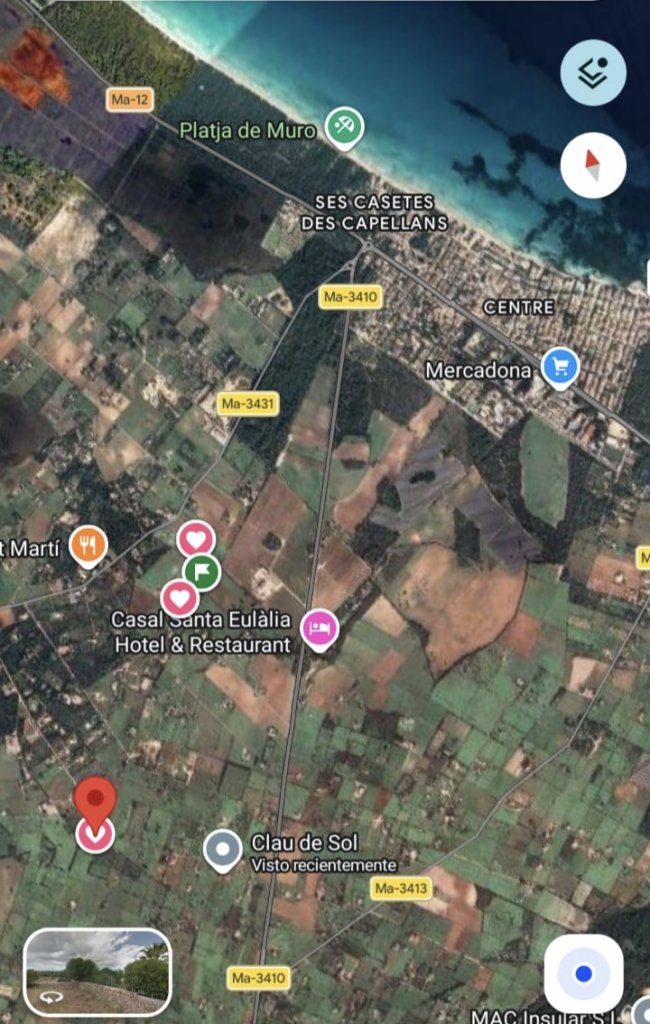 Finca urbanisable 14.000m2 mit Basisprojekt in Son San Marti (Muro) zu verkaufenn