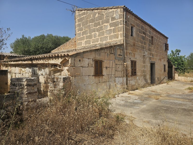Finca, viel Nebengebäude und Land bei Portocristo - Son Carrio