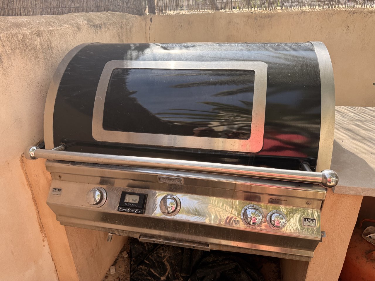 Fire Magic Gasgrill-Edelstahl- 3 Brenner+ Backburner