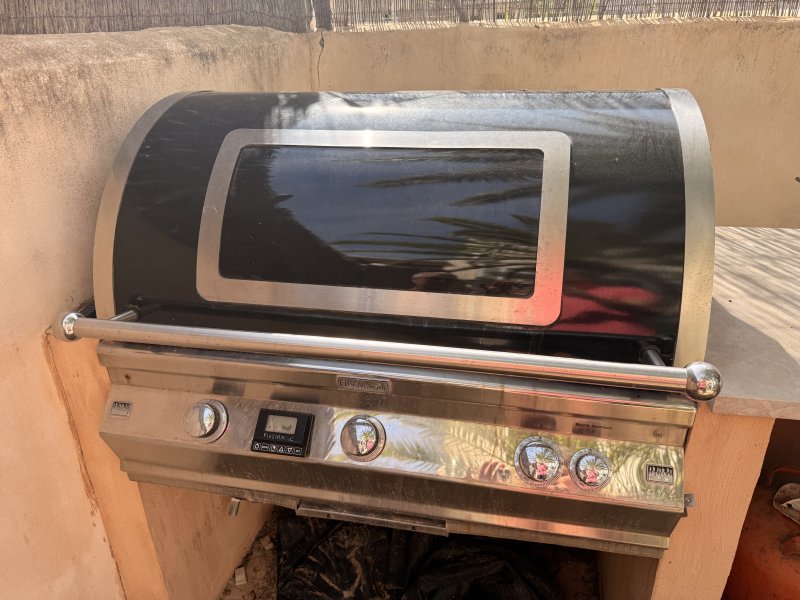 Fire Magic Gasgrill-Edelstahl- 3 Brenner+ Backburner