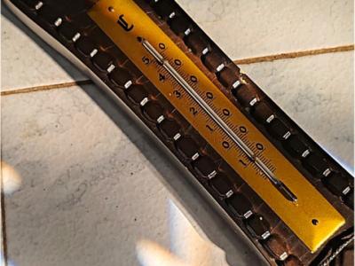 Estación meteorológica Fischer compuesta por termómetro, higrómetro y barómetro