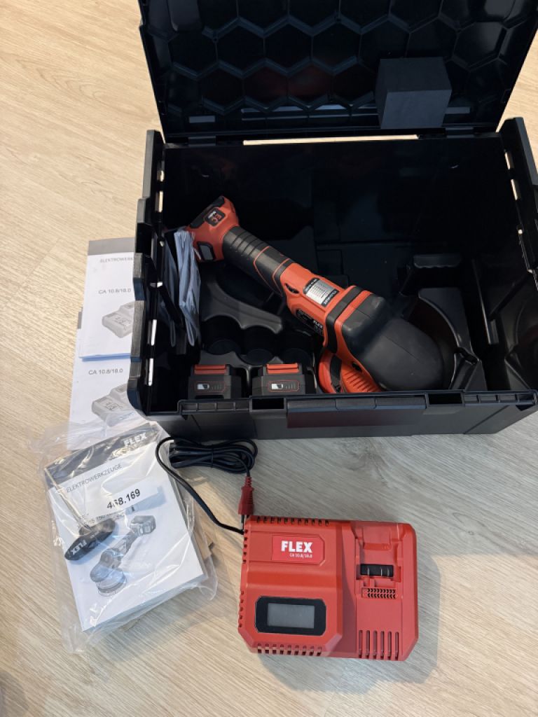 FLEX Akku Poliermaschine Exzenter XFE 15 18.0