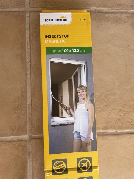 Fliege Gitter für Fenster mit Magnet Rahmen Neu