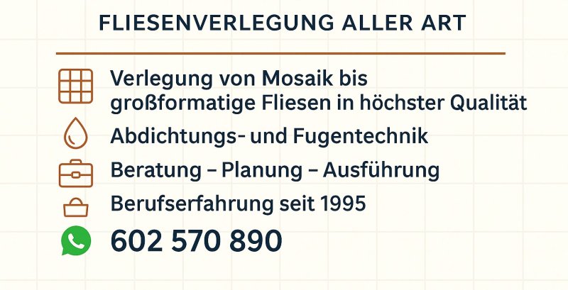Fliesen-Platten -Mosaikleger