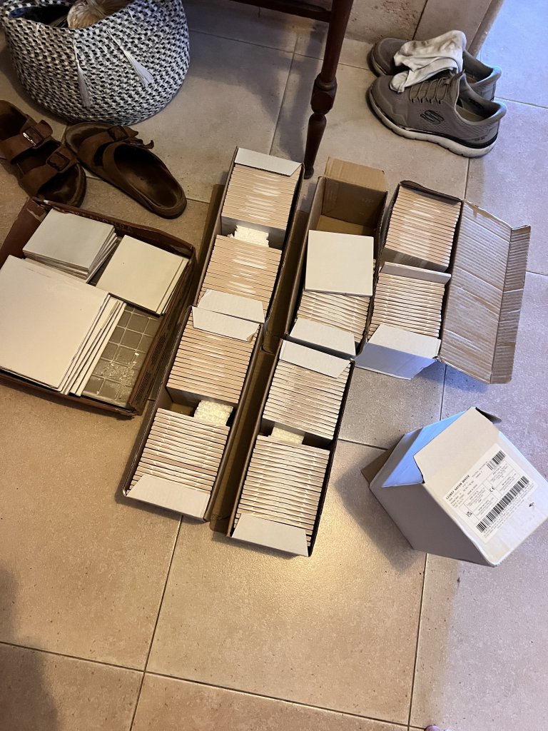 Fliesen zu verschenken