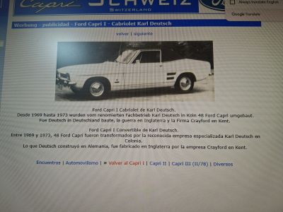 FORD CAPRI KARLS DEUTSCHE