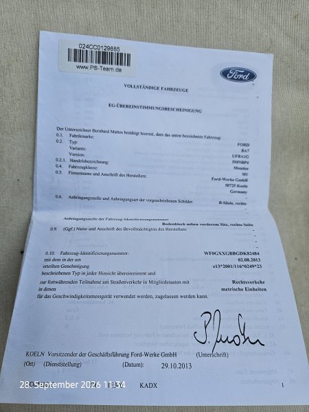 Ford Mondeo Turnier MOT 04/2027, 2 Liter, Diesel, Automatic with German papers