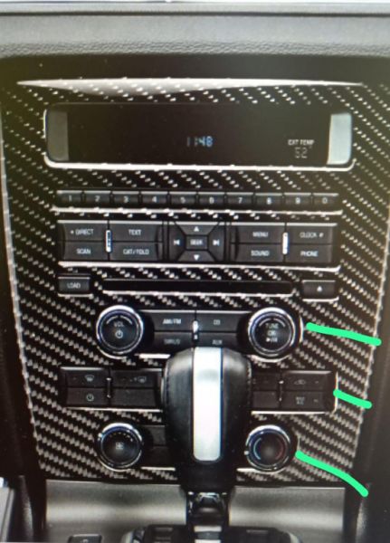 Ford Mustang Roush Shelby Cobra Zierrahmen Mittelkonsole