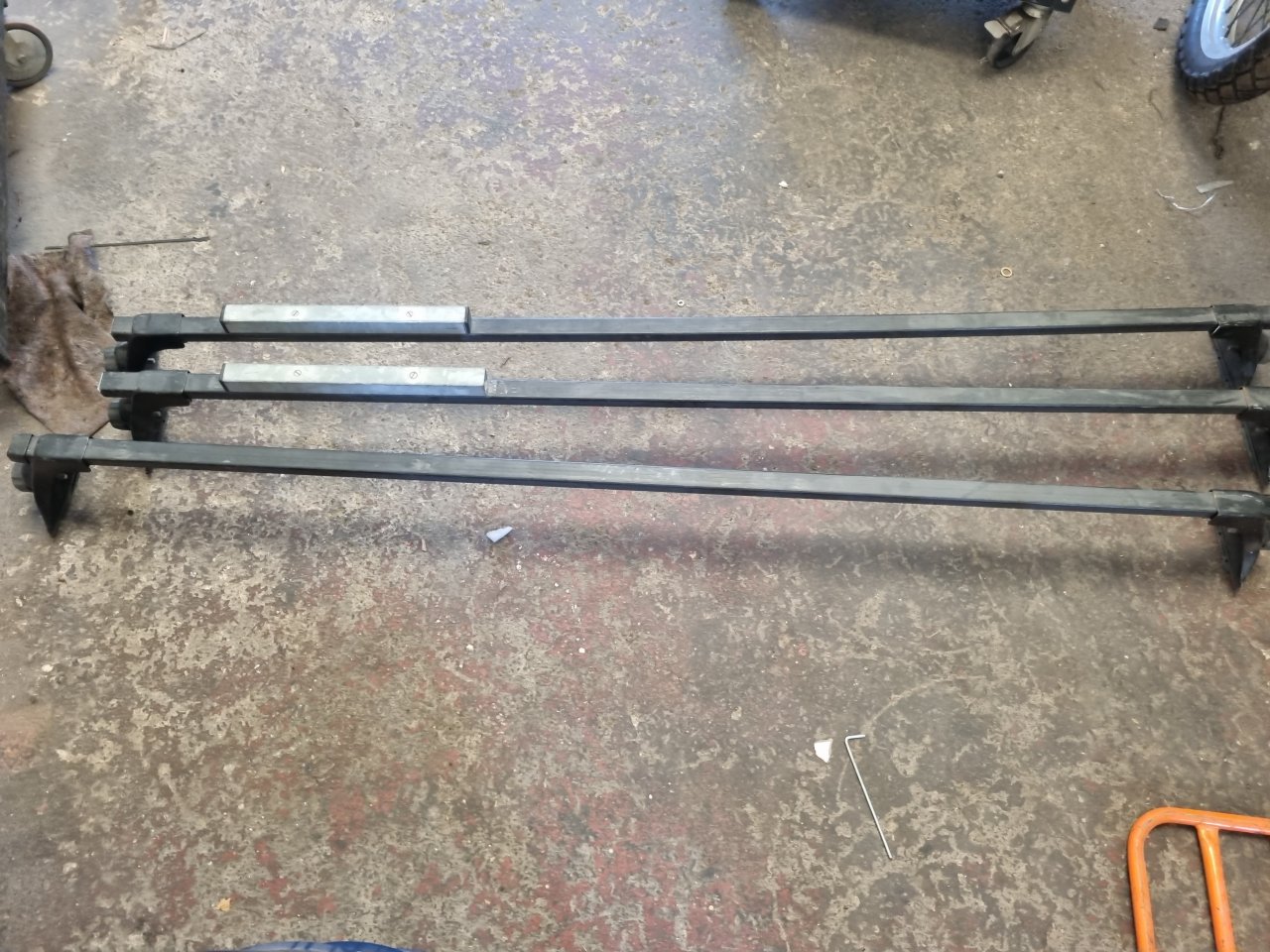 Ford Transit Roof Rack 3 Crossbars Steel