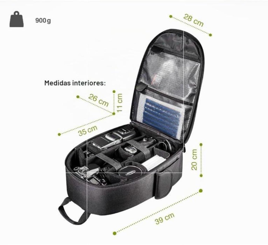 Fotorucksack Montana Azurit  für Hobbyfotografen und auch Profis