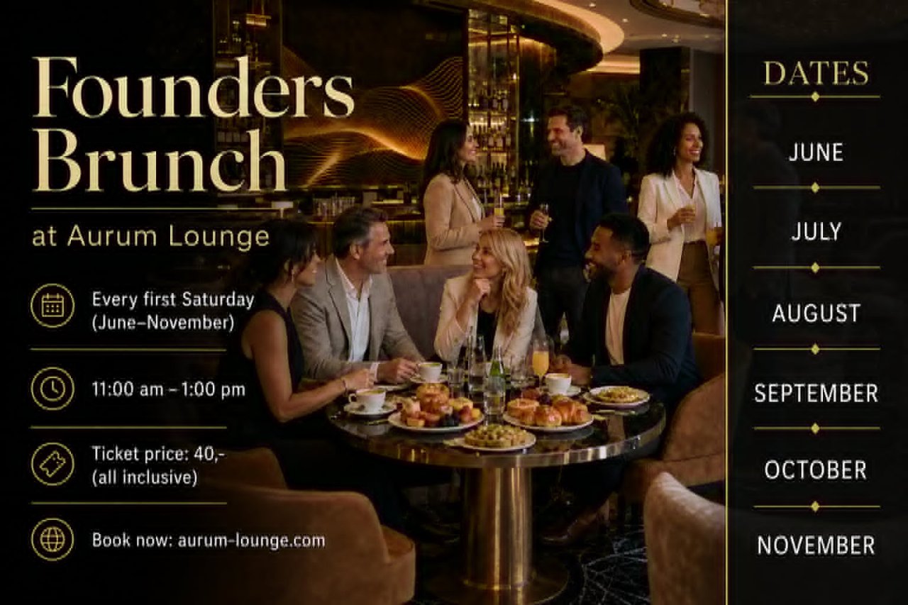 Founders Brunch in der Aurum Lounge Mallorca - für balearische Unternehmer