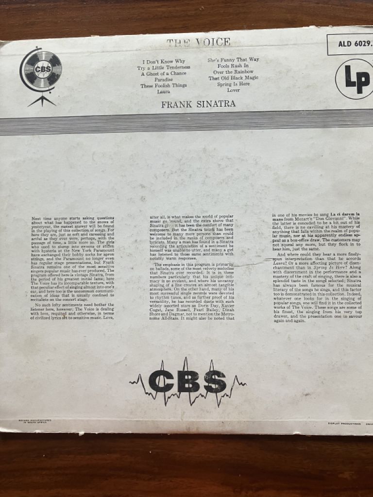 Frank Sinatra Record