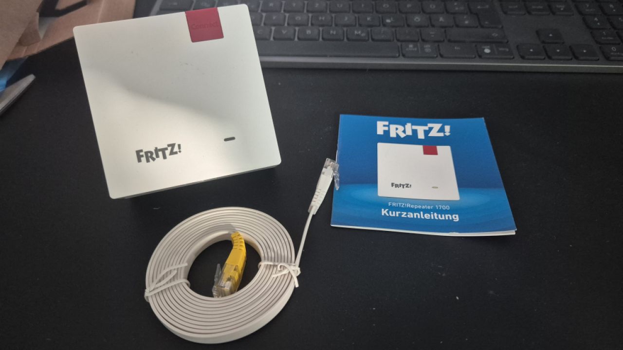 Fritz!Repeater 1700 (Wi-Fi 7 mit bis zu 3.600 Mbit/s)