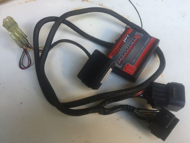 Für Yamaha FZ8 Akrapovic Full Escape mit Sammlern und Frynojet Power Cetralite