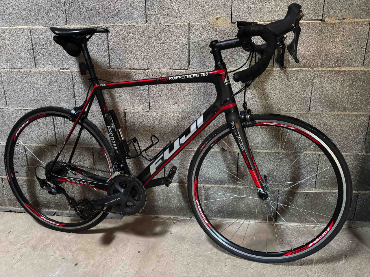 Bicicleta de carretera de carbono FUJI SL Shimano Ultegra 61 cm