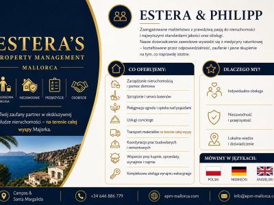 Full-service property management in Mallorca: cleaning, pool, garden, rental & sale