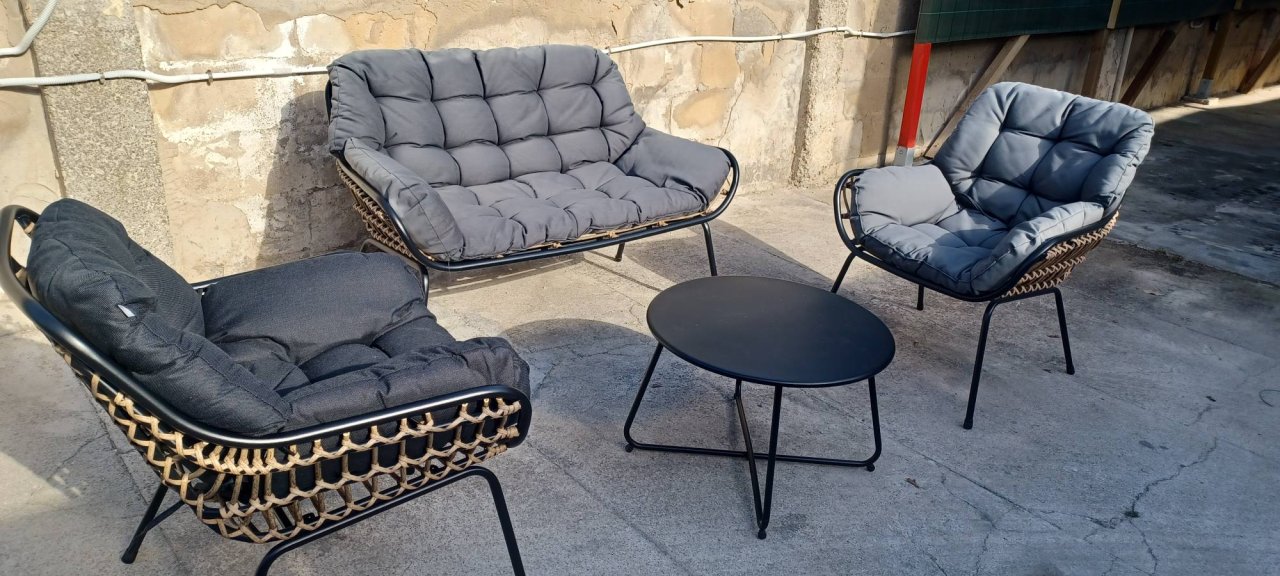 Garten-Set.