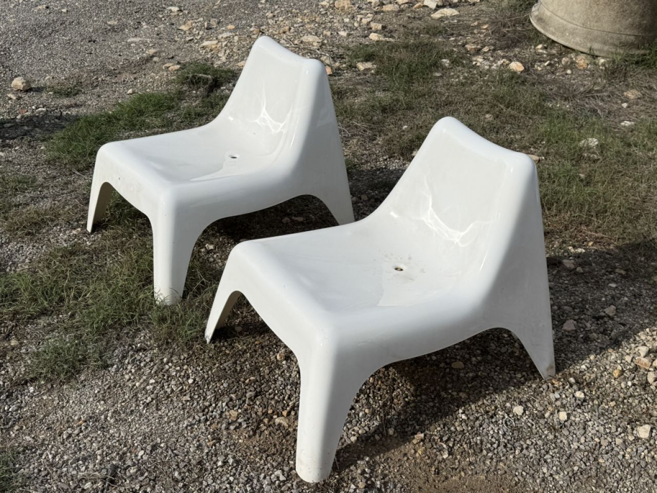 Gartenliegestühle (2 Stück im Set) im Lounge-Stil günstig zu verkaufen / fest, abwaschbar