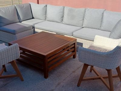 Gartenmöbel-Set.
