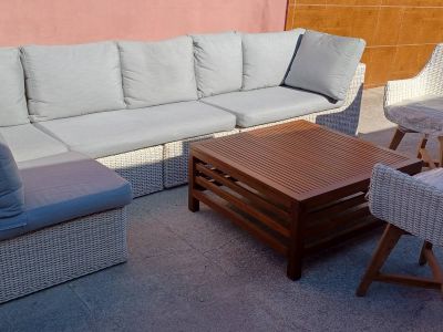 Gartenmöbel-Set.