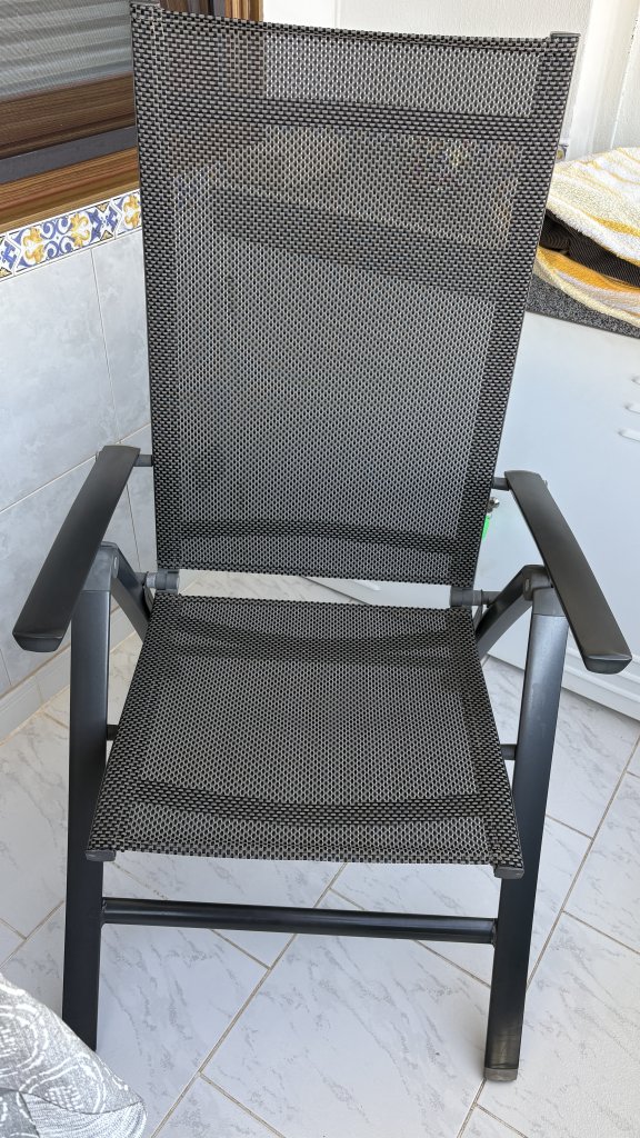 Silla de jardín, respaldo alto. SunFun de Bauhaus